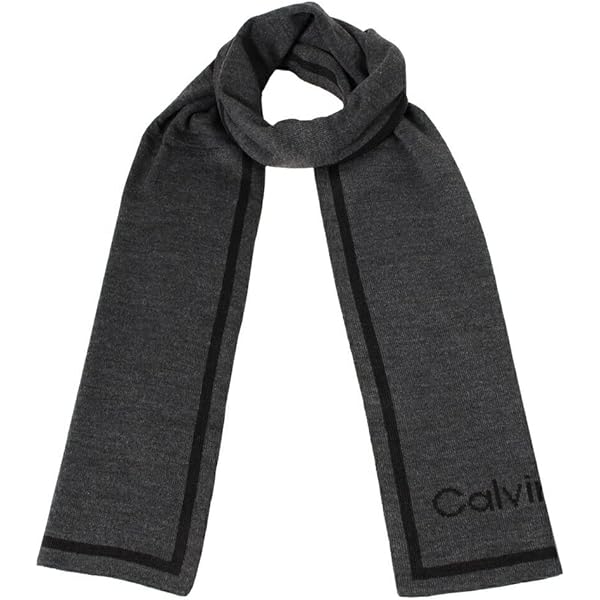 Amazon | [カルバンクライン] スカーフ マフラー CK200043 001 Black